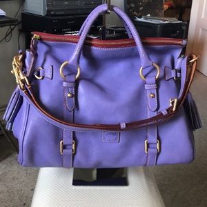 Lavender Dooney & Bourke Medium Florentine Satchel